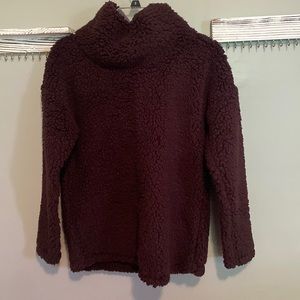 Purple Sherpa Pullover